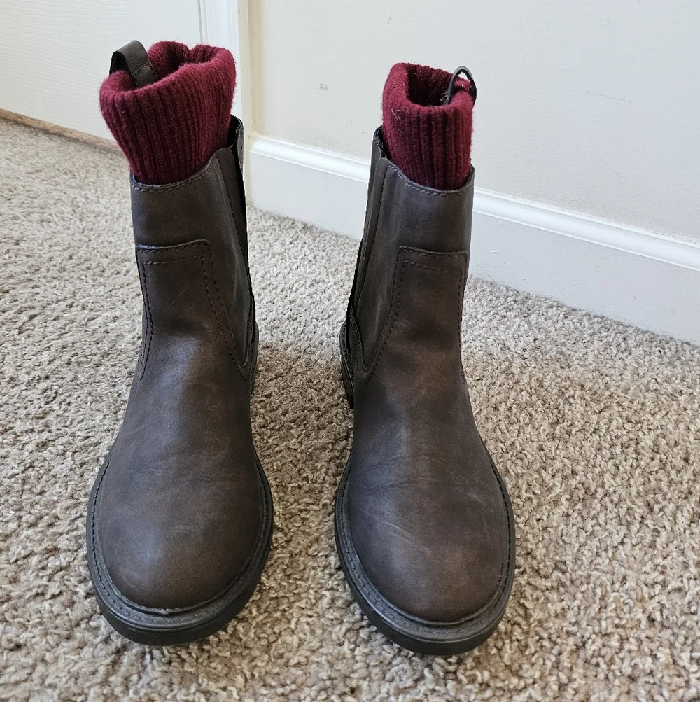 Tommy Hilfiger Sweater Cuff Rugby 2 Boots Size 8.5 - Picture 4 of 7